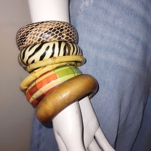 Bangles & Stretch Bracelet Lot